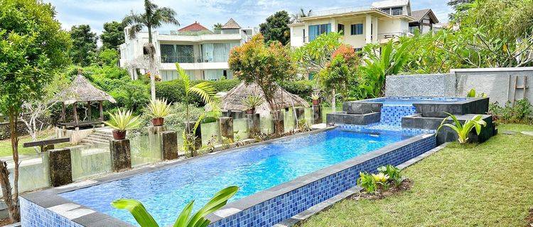 villa view laut dan gunung di Pecatu Indah Resort Bali 1