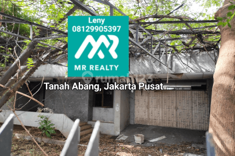 RUMAH TUA DI TANAH ABANG, JAKARTA PUSAT, BISA BANGUN U/ GEDUNG TINGKAT TINGGI 1