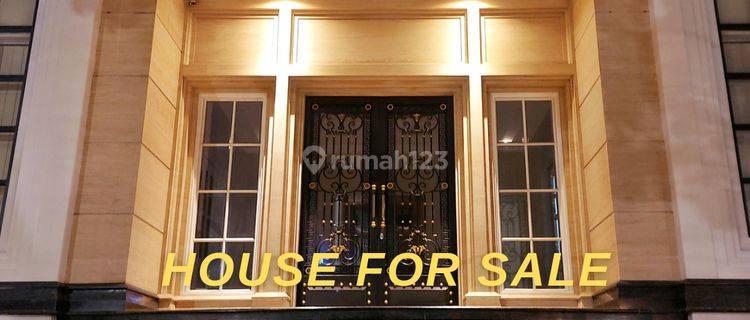 HANG LEKIR, KEBAYORAN BARU LUXURIOUS EUROPEAN CLASSIC DESIGN HOME OFFICE WITH 12 BED ROOMS  DEKAT SENAYAN CITY 1