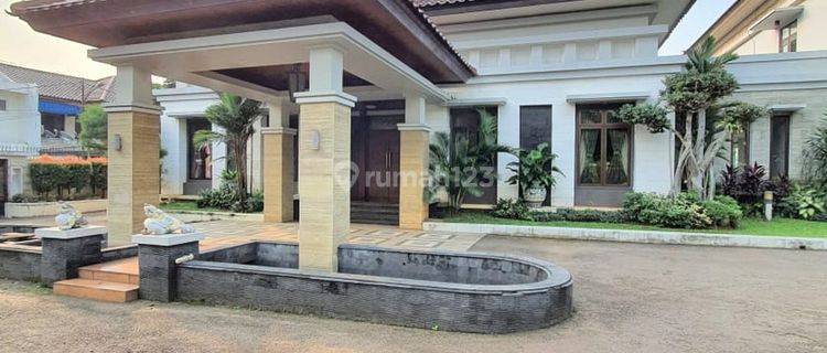 RUMAH MEWAH dgn LAP.TENIS, S.POOL at Jl LEBAK BULUS, JAKSEL 1