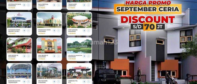 Dijual Rumah Syariah Baru Modern Minimalis di Makassar - Bukit Shafa Residence 1