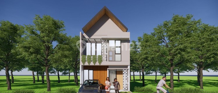 NEW VILLA-STYLE HOUSE IN ARCAMANIK SINDANGLAYA, 10 MINUTES TO ARCAMANIK MALL, JAPANESE DESIGN, STARTING FROM 552 MILLION, ONE-GATE SYSTEM, 24-HOUR SECURITY, COOL AIR AND FLOOD-FREE. 1