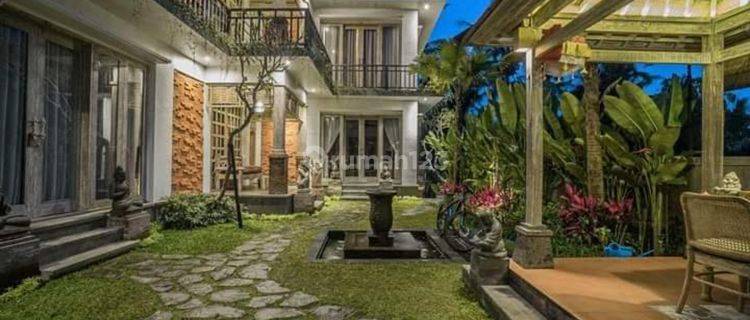 Minimalist villa with rice field view for sale in Payangan 1