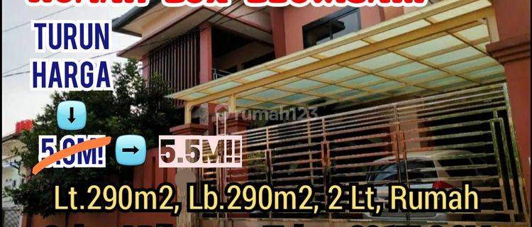 Rumah Sultan Dibangun Tahun 2017 Kualitas Bahan2x Eksterior Interior Super Lux! 2lt, Lt.290m2, Lb.290m2, Hadap TIMUR! 1