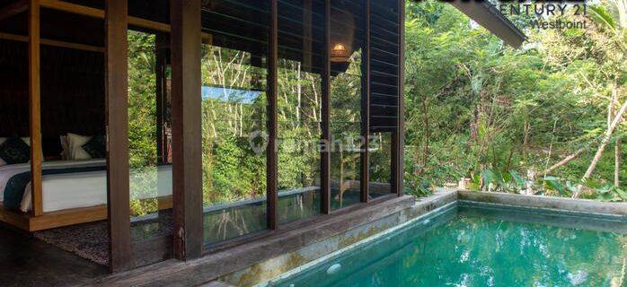 Murah Villa Baru Furnished di Hideaway Village, Ubud Bali 1