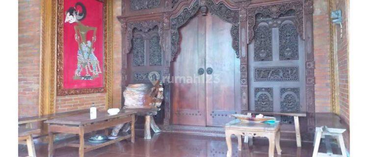 Rumah Joglo Sragen Kayu Jati Lingkungan Asri 1