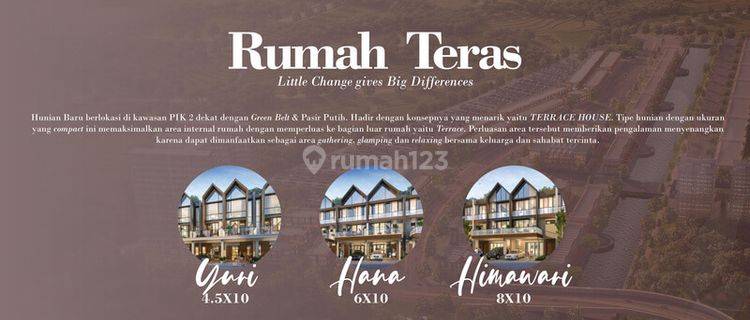 Rumah Osaka Residences PIK 2 Terrace and WFH Concept 1