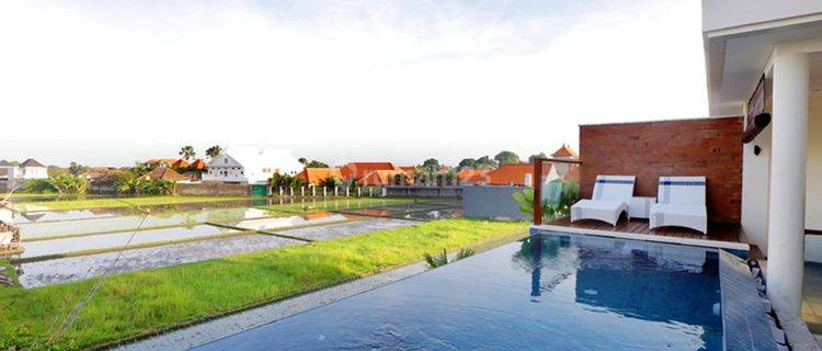 2 br villa di batu belig dengan view pemandangan sawah 1