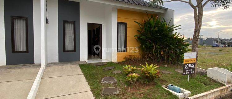 Rumah subsidi cluster siap huni angsuran 900rb an deket stasiun 1