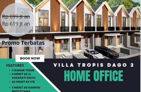 DP 250JT Villa Dago Tropis 2 lantai 10 menit ke Kota Bandung  1