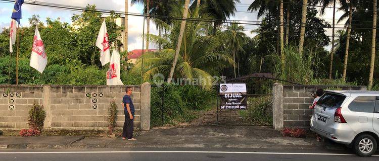 Tanah Tepi Jalan utama  di Mapanget Manado Sulawesi Utara 1