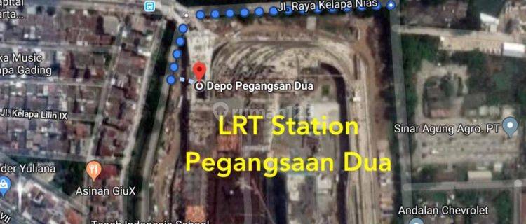 TANAH / PABRIK / GUDANG DI PEGANGSAAN DUA KELAPA GADING 1