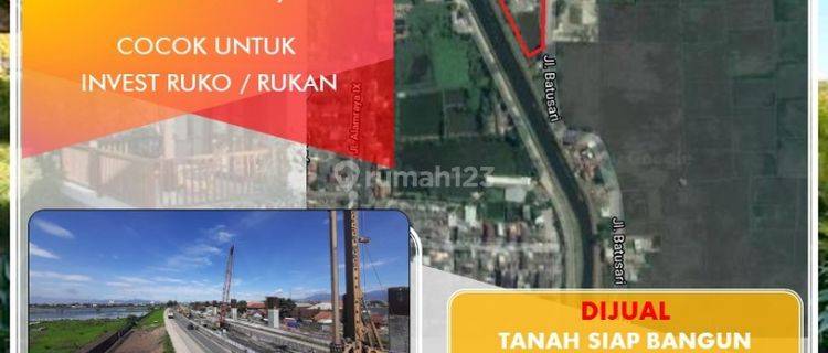 Tanah Zona Kuning Cocok untuk perumahan, ruko, rukan, home industry Daerah Ciwastra, Jalan Ranca Oray, Bandung, Bandung Timur, Jawa barat 1