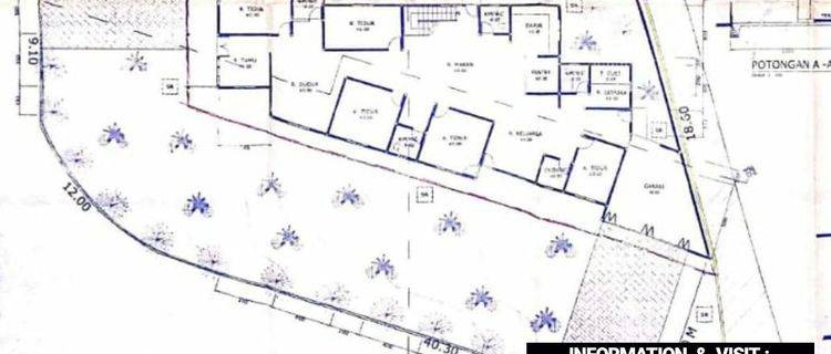 RUMAH LAMA, LUAS di AREA KOMERSIL Jl SENOPATI RAYA, SCBD 1