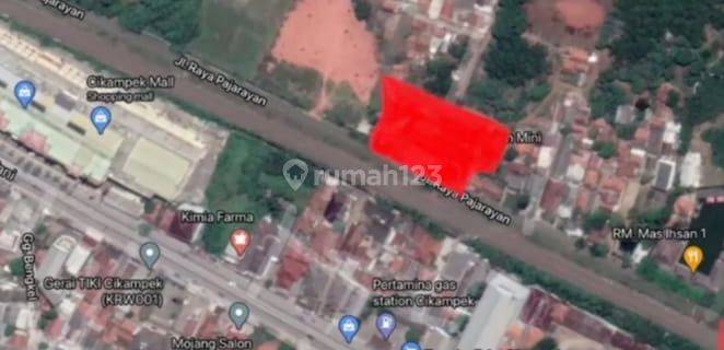 Karawang Pawarengan. Tanah, Nempel Jl.raya Pajarayan, Hanya Terhalang Tembok, Dekat Mall Cikampek 1