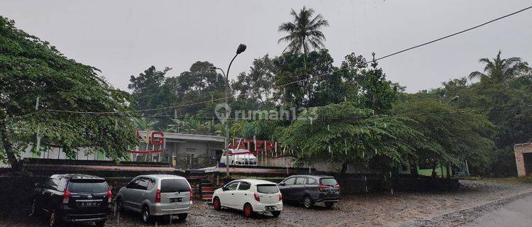 Tanah Strategis ada sumber mata air panasnya, cocok untuk perumahan dan usaha,lokasi persis muka  pintu masuk taman pemnadian air panas cisolong, pandeglang Banten 1