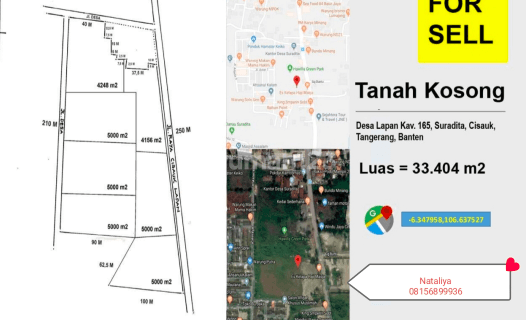 di  tanah cisauk Tangerang banten 1