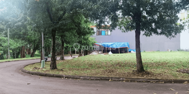 Kavling Hoek depan Taman Di Puspita Loka Bsd City siap nego 1