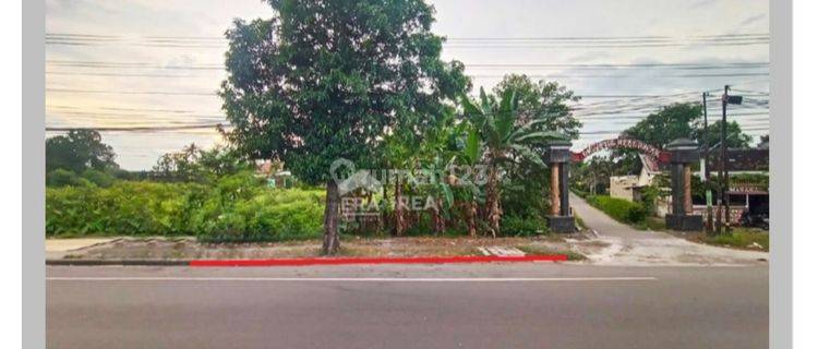 Tanah strategis pinggir jalan raya Solo Jogja di Ketandan Klaten  1