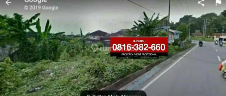 Tanah (1271 m2)  Depan SMA 10 Jln Sultan M Mansur Bukit Besar Palembang 1