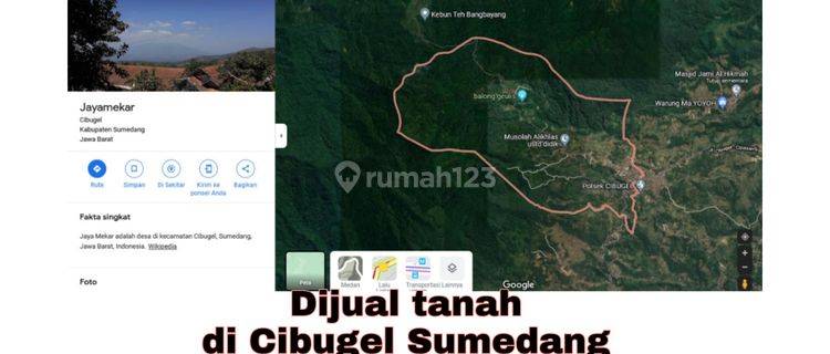 Jual tanah MURAH di Sumedang 1