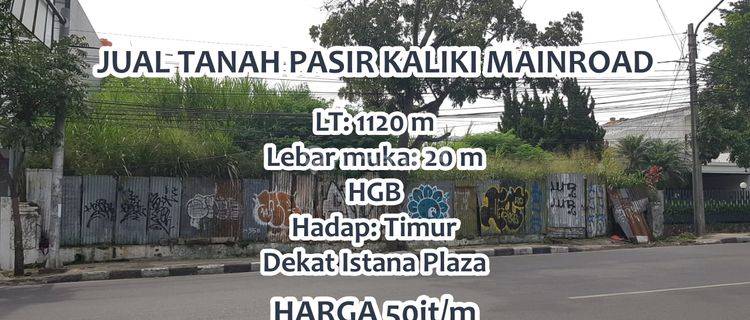 Jual Tanah Pasirkaliki Mainroad Dekat Istana plaza 1