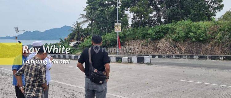 Tanah Komersil  Terletak di area Pelabuhan Bakau Heni View Laut Pelabuhan Bakauheni  Sangat cocok utk Hotel Resort Menara Siger 1