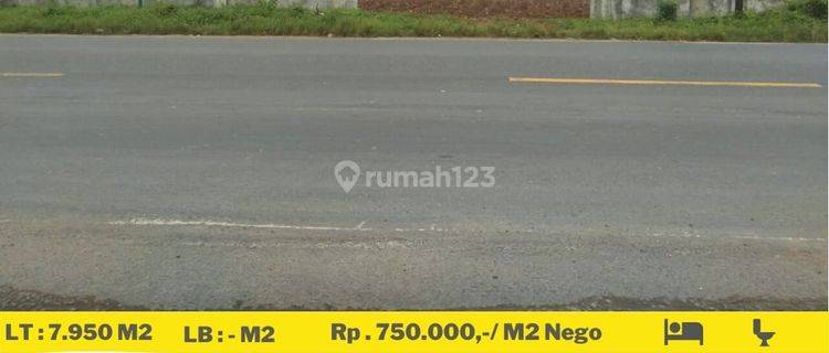 Tanah kosong Pinggir jalan raya terbanggi besar Sangat cocok untuk Perumahan Pabrik Gudang Kantor  Prospek investasi Jangka panjang 1