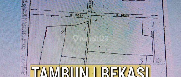 TANAH DI BEKASI, KONDISI TANAH PADAT SIAP DIOLAH, DEKAT STASIUN DAN TOL 1