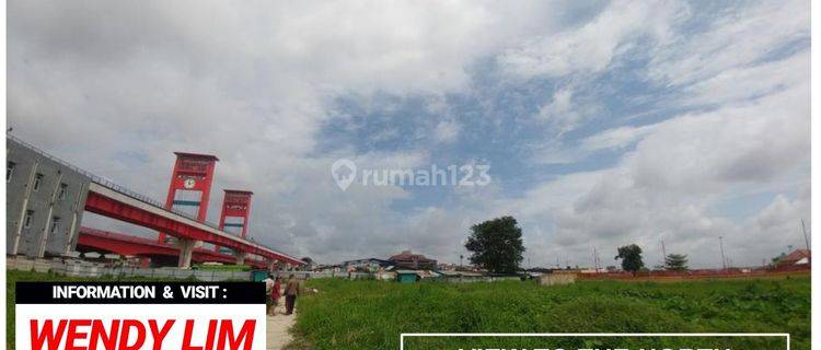 DIJUAL TANAH LUAS BONUS RUKO di Jl BENTENG, SEBERANG ULU 1, PALEMBANG 1