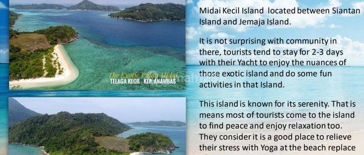 Pulau Midai 14Ha Dijual Cepat 1