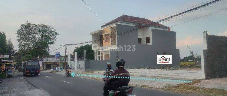 Tanah Strategis Tepi Jalan Ramai di Gambiran sragen kota murah 1