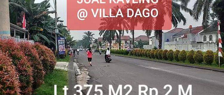 Kavling 375 m2 (15×25) @ Boulevard Villa Dago Pamulang Tang Sel 1