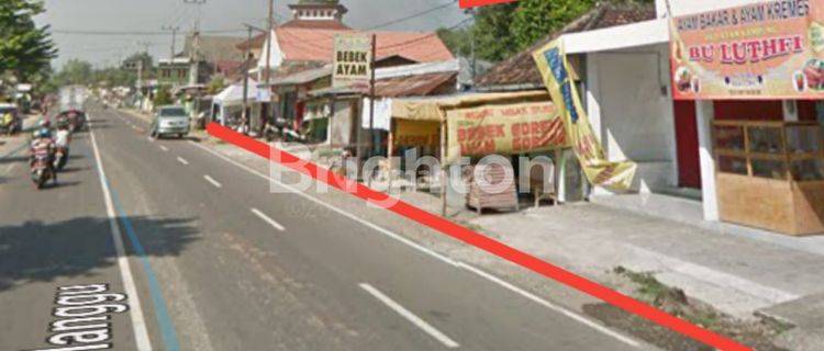 TANAH ADA BANGUNAN DAN LOKASI STRATEGIS DI JL RAYA DLANGGU MOJOKERTO 1