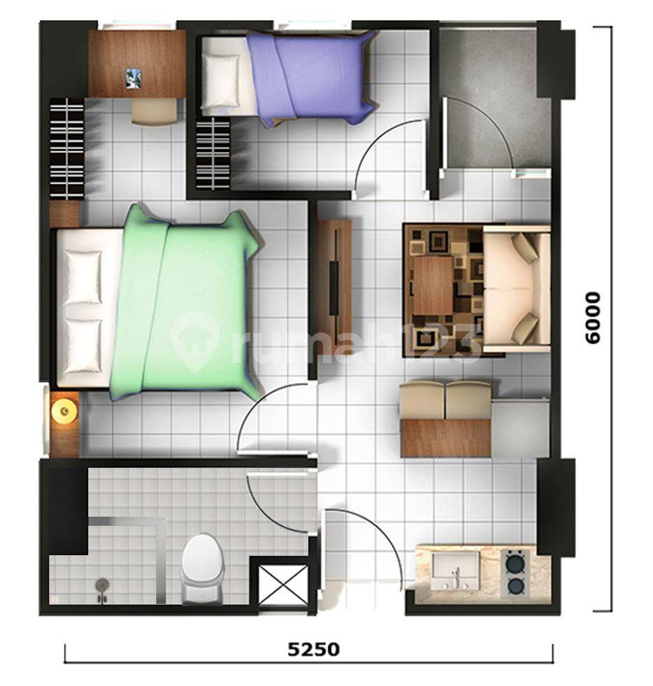 2 BR Corner