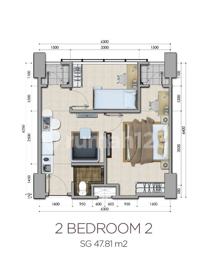 2 Bedroom 2