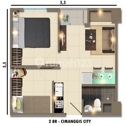2 Bedroom