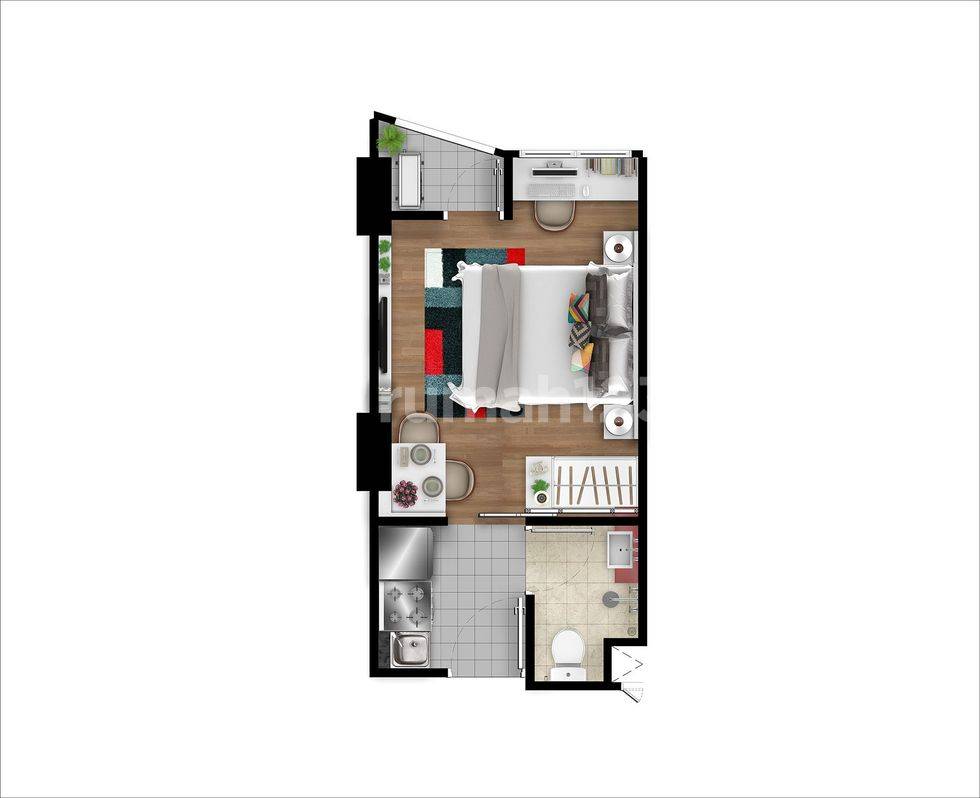 Studio (Full Furnished)