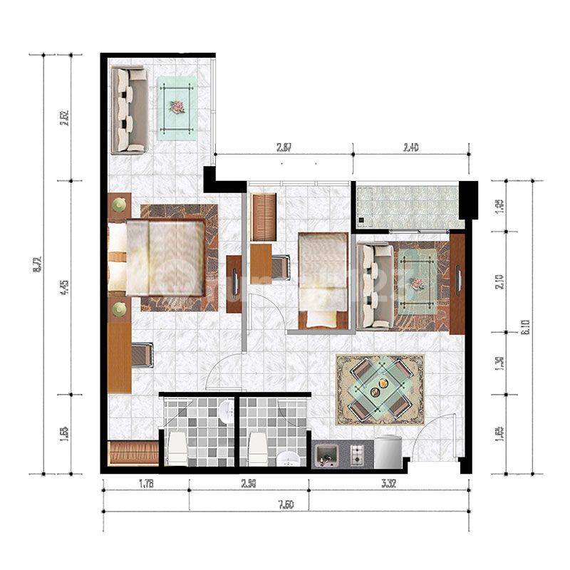 2 BR