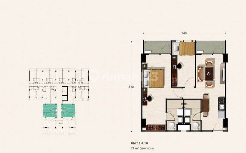 2 BR