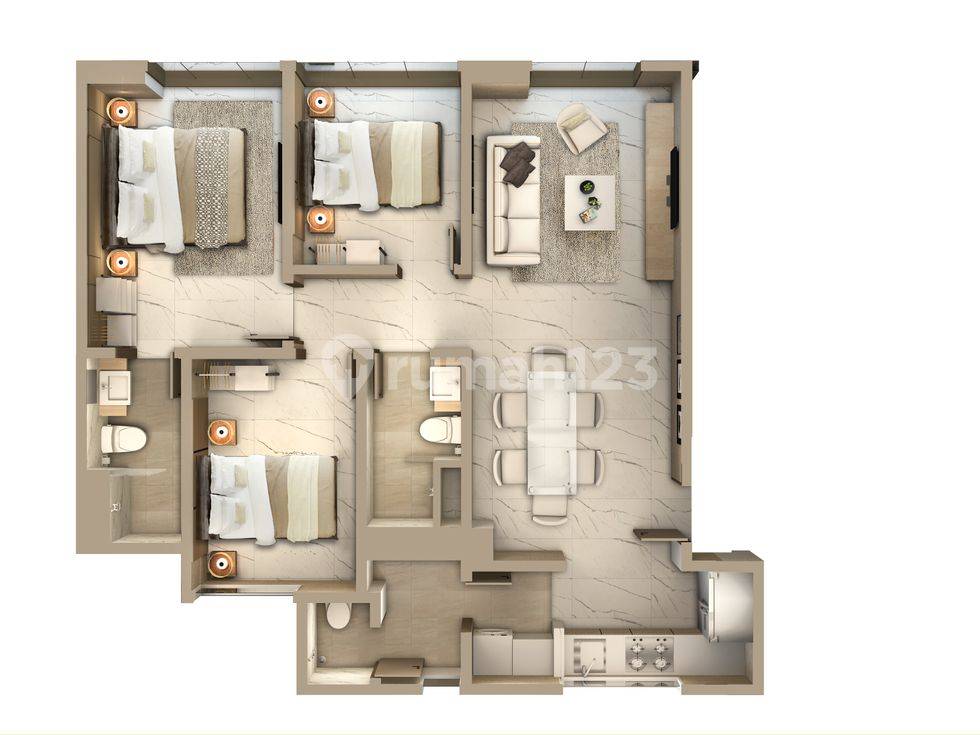 3 BR