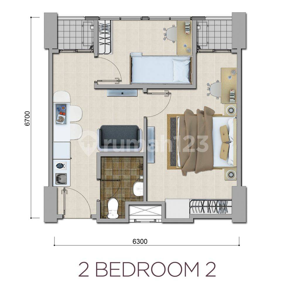 2 BEDROOM 2