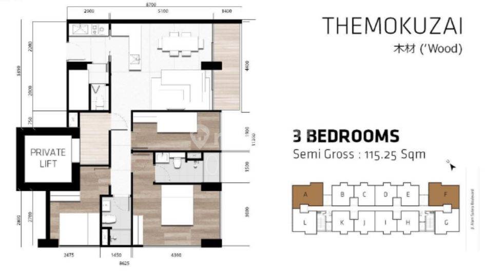 Mokuzai - 3 Bedroom 