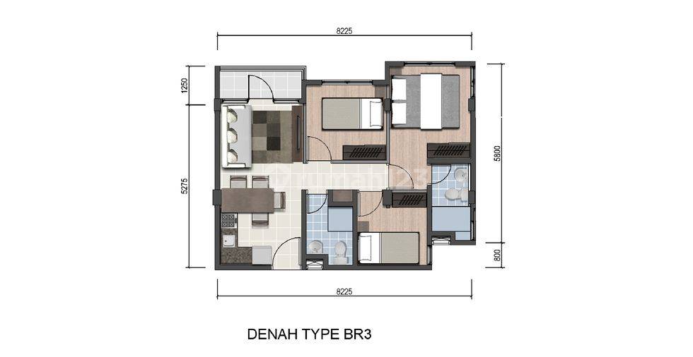 Aventurine (3 BR)