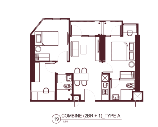 3 BR (Combination)