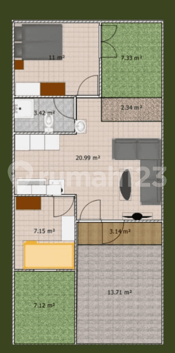 SMARTHOME RUMAH TAMAN - 72