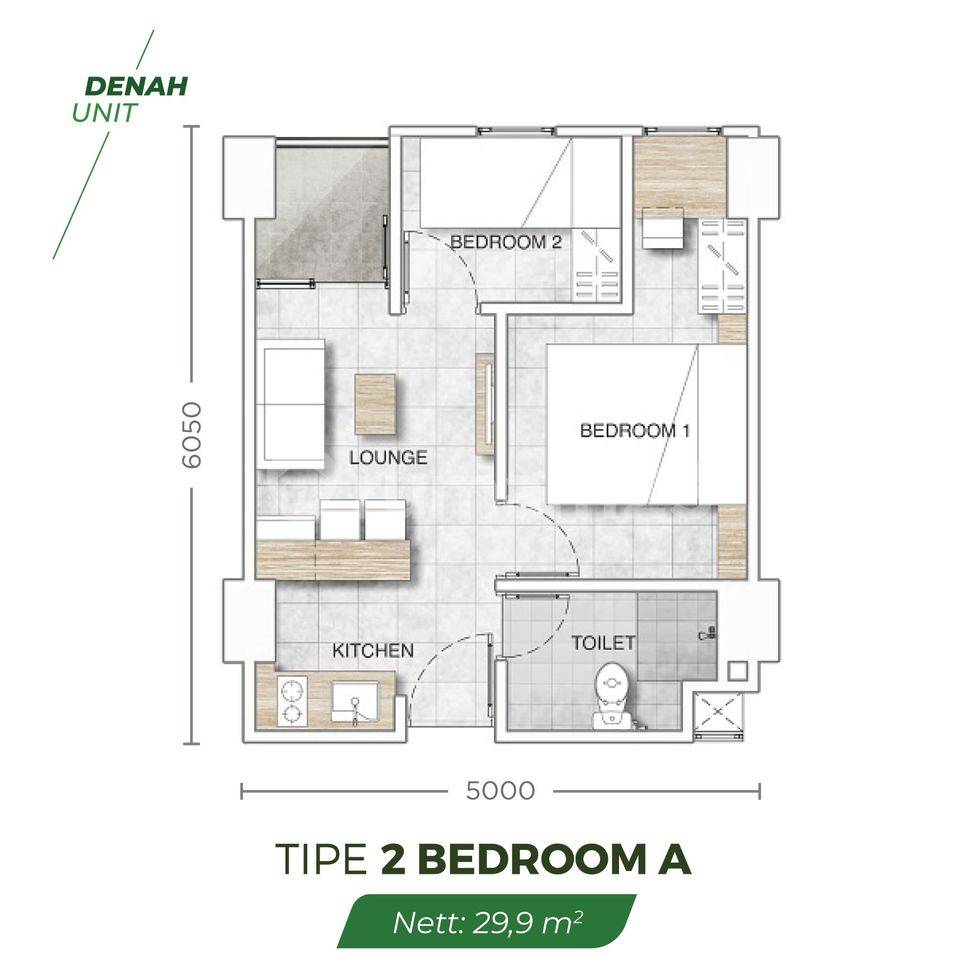 2 Bedroom A