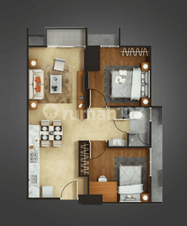 Tipe 2 Bedroom