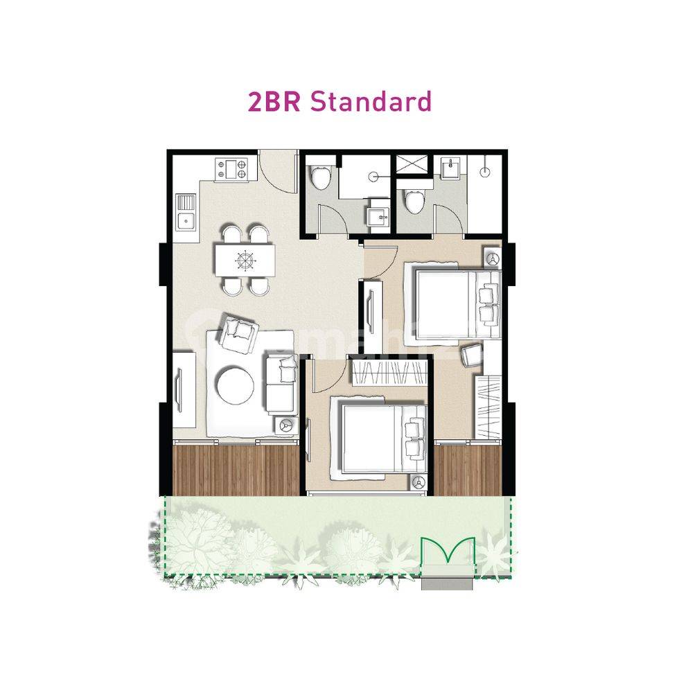 Tipe 2 BR Standard