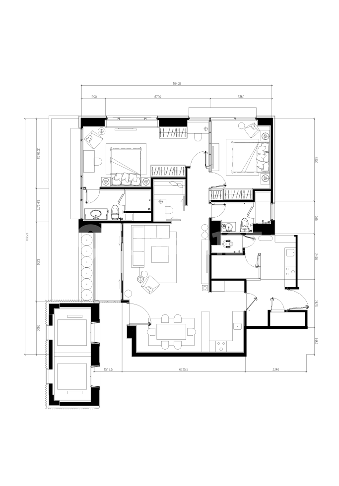 2+1 BR 